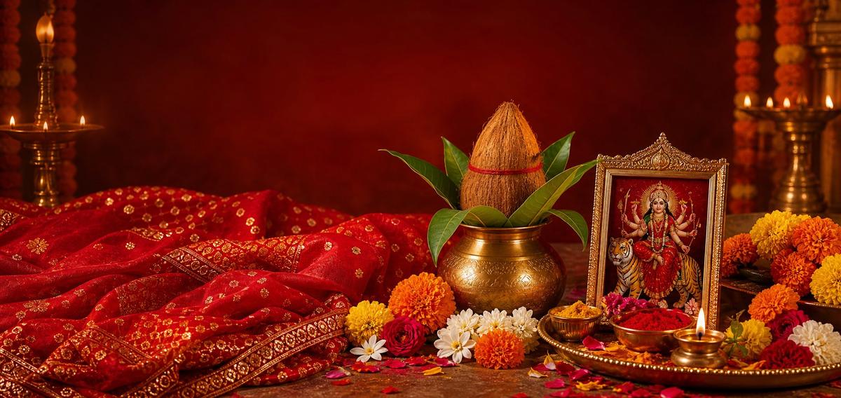 नवरात्र पूजन पैकेट